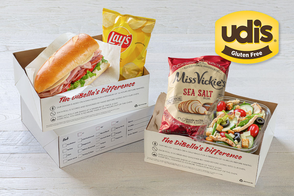 Classic 10" Sub Boxed Lunches with Gluten Free Rolls